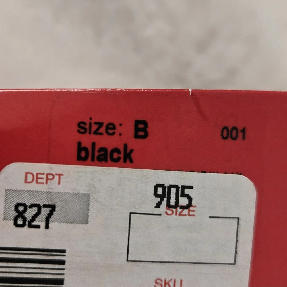 Spanx Sara Blakely Footless Bodyshaping Pantyhose Control Top Black Size B New
